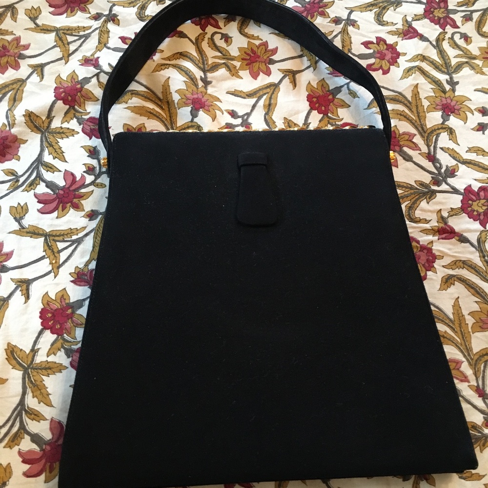 Vintage Prestige suede handbag